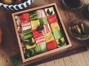 Мозаика из суши - новый кулинарный тренд, завоевавший сердца японцев (Фото) 