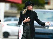 Дайан Китон в стильном наряде