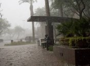 Шторм и крупный град обрушились на Лас-Вегас (Видео)