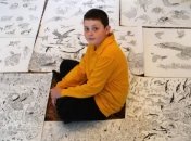 Картины шариковой ручкой от 11-летнего гения (ФОТО)