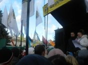 Протесты под Радой не утихают