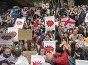 Протесты в Грузии