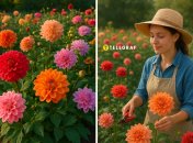 Есть несколько советов, которые помогут сделать клумбу с георгинами пышной и красивой