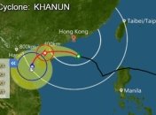 В Гонконге объявили штормовое предупреждение из-за тайфуна "Ханун"