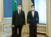 Зеленский принял верительные грамоты у посла Туркменистана: пригласил Бердымухамедова в Украину