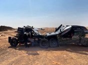 Авария Сергея Карякина на ралли "Дакар-2022"