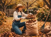 Помните, что листья нельзя сжигать