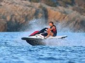 Президент Франції  Емманюель Макрон на відпочинку