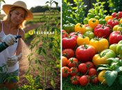 Помидоры и перец после высадки в грунт требуют удобрения