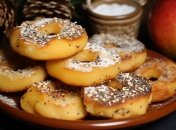 Макорженики - древний рецепт яблоков в кляре на сковороде