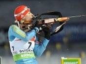 Биатлон. Валя Семеренко на подиуме!