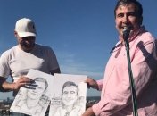 Саакашвили с Кличко осмотрели новый мост: Ну реально круто