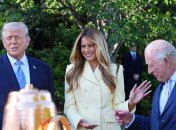 Мелания Трамп на встрече с королевской семьей