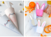 Подарочная коробочка в виде зайчика из бумаги своими руками: 8 шаблонов для скачивания