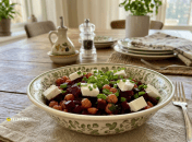 Салат из свеклы и нута