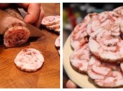 Рулет із маринованого сала