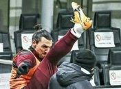 Ибрагимович едва не снес голову тренеру (видео)