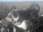 В сети показали авто, в котором подорвался украинский пограничник 