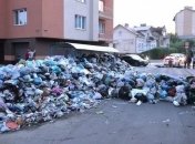 Во Львове скопилось больше восьми тонн мусора