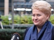 Грибаускайте напомнила о "болезненных уроках" Второй мировой войны