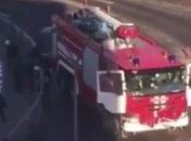 В Домодедово пожарная машина наехала на группу людей, погибла женщина