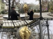 Скульптуру разместили в горсаду Одессы