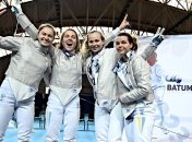 Сборная Украины по фехтованию на Кубке мира в Батуми (Грузия)