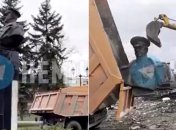 Снос памятника Жукову в Харькове