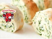 Рулетики с сыром и зеленью