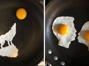 Девушка создает произведения искусства из банальной яичницы (Фото)