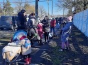 Эвакуация людей из Донецка