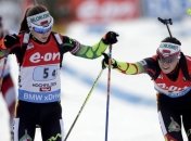 Биатлон. Домрачева о "серебре" Беларуси в эстафетной гонке