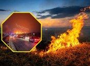 Ростовская область продолжает гореть: огонь отрезал городок от внешнего мира (видео)