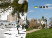 Погода в столице Украины