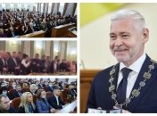 В масках многие были только на официальной части празднования