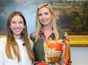 Иванка Трамп на официальном приеме в платье от испанского бренда