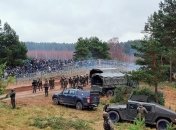 Мігранти на кордоні Польщі