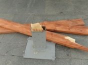 В Мариуполе снова сломали крест, который установлен вместо Ленина