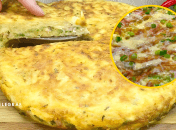 Картофельная запеканка с сырной начинкой