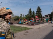 Украинский военный в Судже Курской области РФ