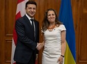 Зеленский встретился с главой МИД Канады