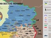 Карта АТО на востоке Украины (20 октября)