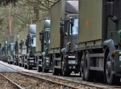 Колонна с боеприпасами для ВСУ от Польши