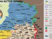 Карта АТО на востоке Украины (8 августа)