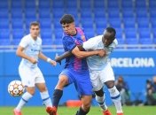 Самба Діалло у грі з "Барселоною"