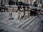 Прощання із загиблим звукорежисером та військовим Іваном Шульгою у Києві 20 червня