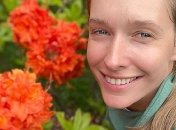 Стильний look: Катя Осадча показала, з чим носити м'ятні штани (Фото)