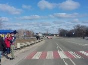 В Сумской области начали блокаду российских грузовиков и фур