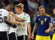 Сборная Германии в драматичном поединке вырвала победу в игре со Швецией