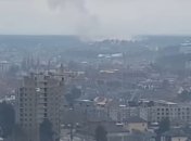 Россия ударила крылатыми ракетами по пригороду Киева (видео)